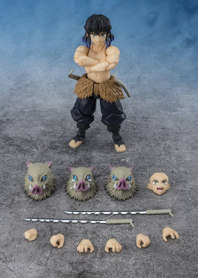 Bandai Demon Slayer: Kimetsu no Yaiba S.H. Figuarts Inosuke Hashibira (Action Fi – undefined 7