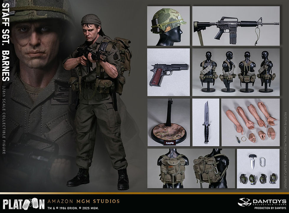 Miniatura: DAMTOYS Platoon Staff Sergeant Barnes 1/6 (Action Figure)