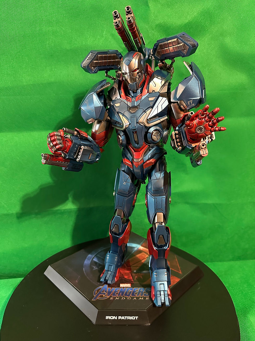 Thumbnail: HOT TOYS Marvel Avengers Endgame Iron Patriot 1:6 Action Figure EX ESPOSTO