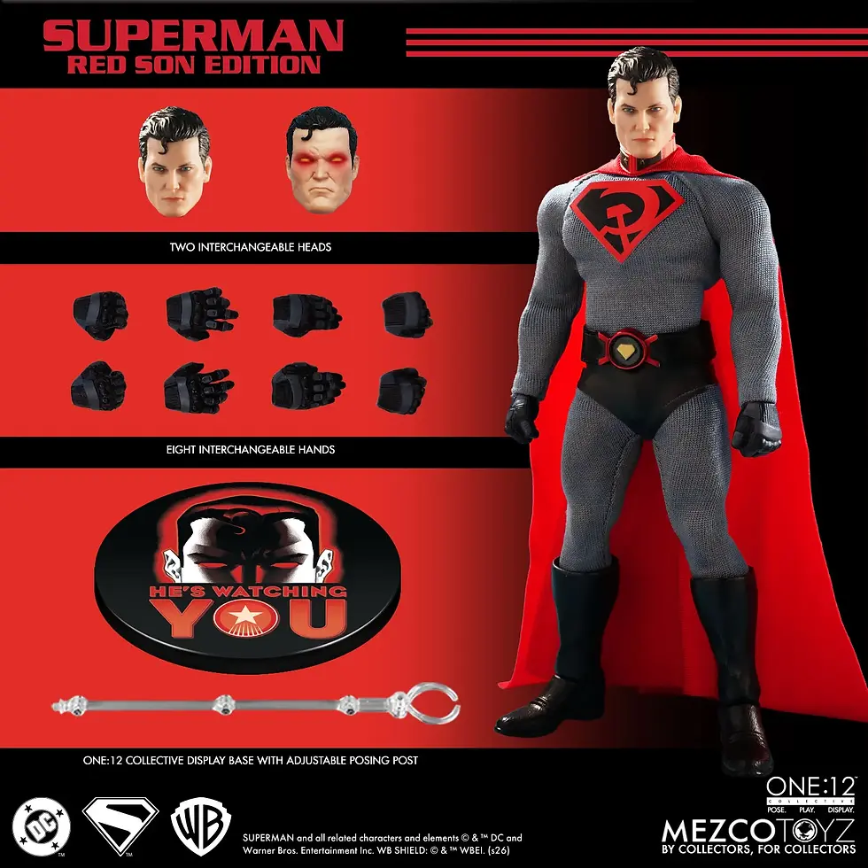 Thumbnail: Mezco One 12 Collective Superman Red Son (Action Figure)
