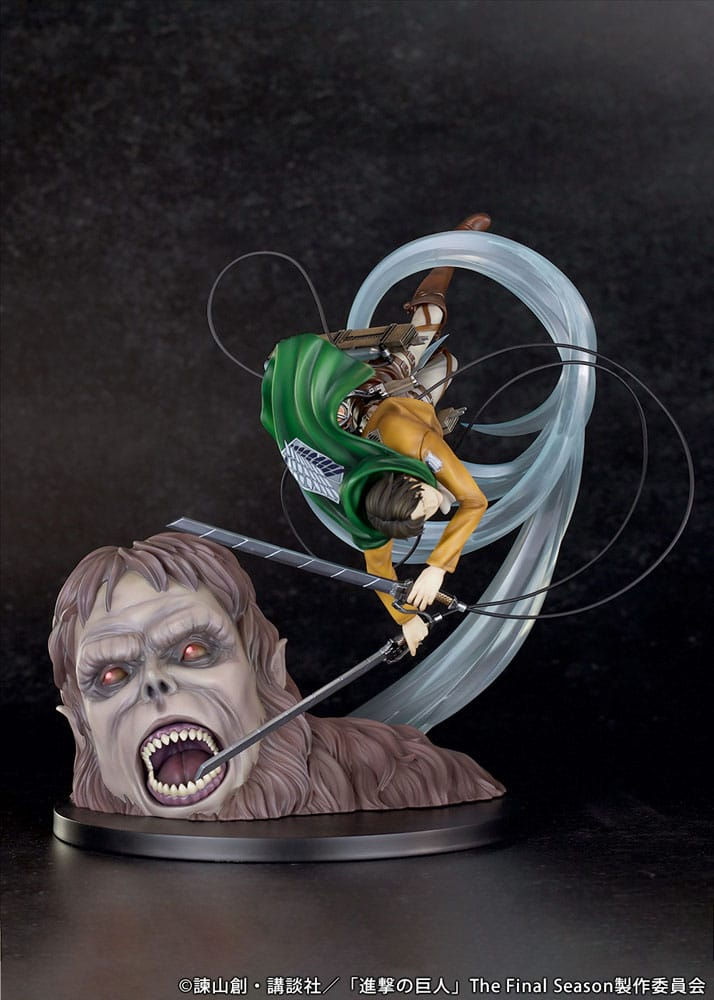 Miniatura: Proof Attack on Titan 1/7 Levi vs Beast Titan Version (Statua)
