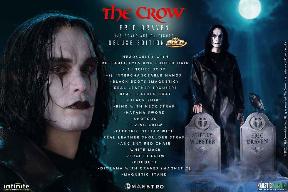 Miniatura: Infinite The Crow Eric Draven 1/6 Luxury Deluxe Edition (Action Figure)