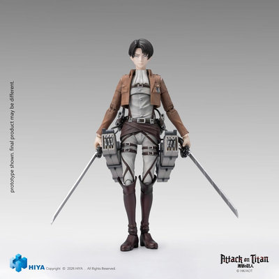 Hiya Toys Attack On Titan Exquisite Basic 1/12 Levi Ackerman (Action Figure) – undefined 3