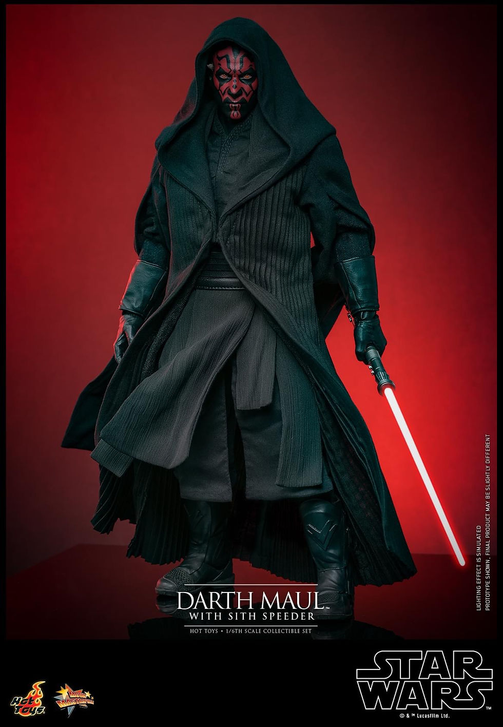 Miniatura: Hot Toys Star Wars: The Phantom Menace 25th Anniversary - Darth Maul with Sith S