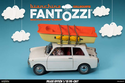 Infinite Fantozzi E Filini La Bianchina Al Campeggio 1/18 Die-Cast Deluxe Editio – undefined 3
