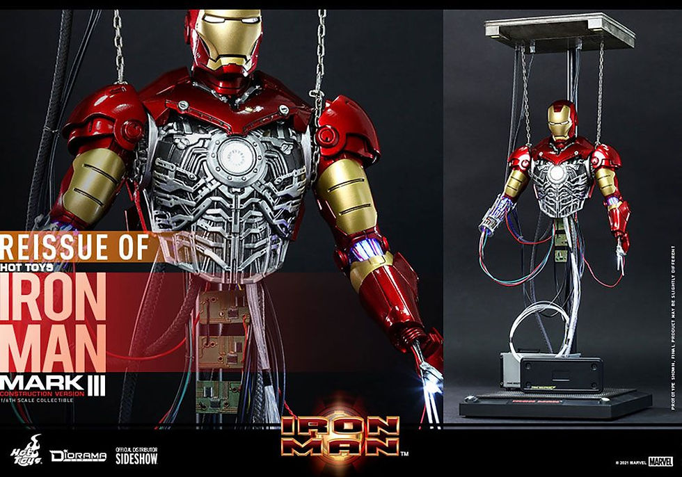 Thumbnail: HOT TOYS Marvel Iron Man Mark III Construction Version 1:6