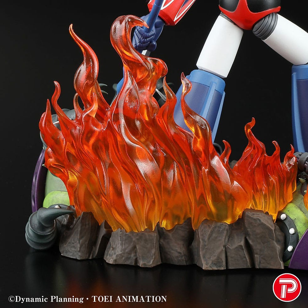 Thumbnail: PLEX Grendizer Scene Selection 01 Grendizer a cry of Victory (Statua)