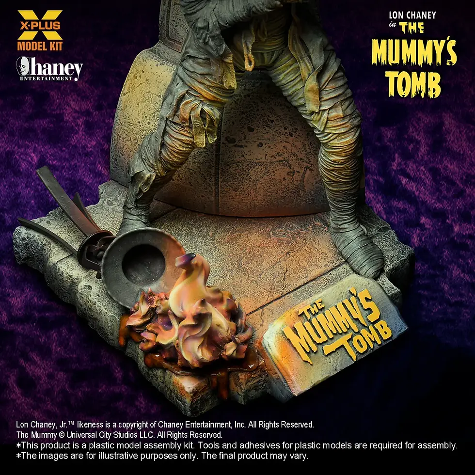 Thumbnail: Xplus Lon Chaney Jr The Mummy 1/8 Scale Plastic (Model Kit)