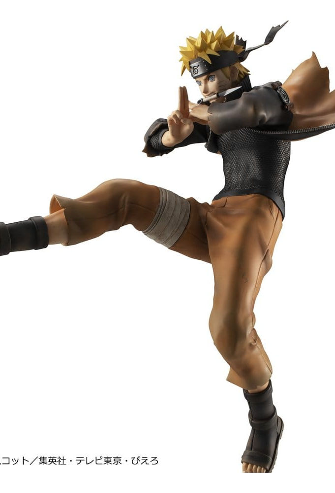 Miniatura: Megahouse Naruto Shippuden G.E.M. series Naruto Uzumaki Great Ninja War Ver. (St