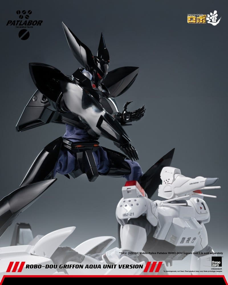 Thumbnail: Threezero Mobile Police Patlabor Robo-Dou 1/35 Griffon Aqua Unit Version (Action
