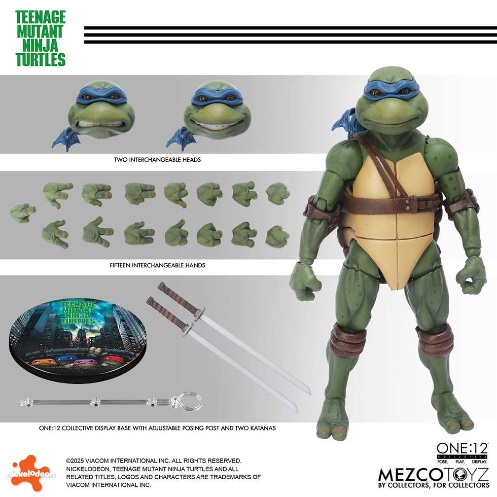 Miniatura: Mezco Teenage Mutant Ninja Turtles Figures box set 1/12 1990 Movie (Action Figur