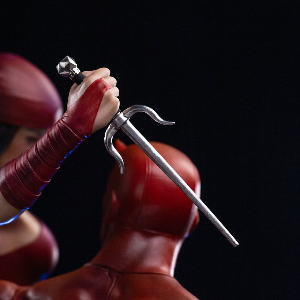 Miniatura: Iron Studios Marvel Comics 1/6 Daredevil & Elektra (Statua)