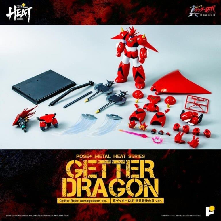 Miniatura: POSE+ METAL HEAT SERIES GETTER DRAGON ARMAGEDDON VERSION (Action Figure)