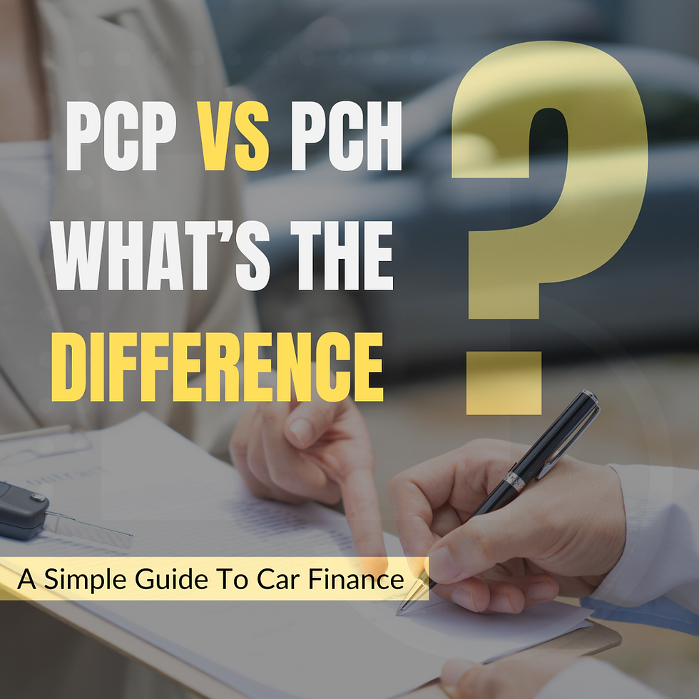 Decoding Car Finance Unveiling the Difference Between PCP and PCH Deals!