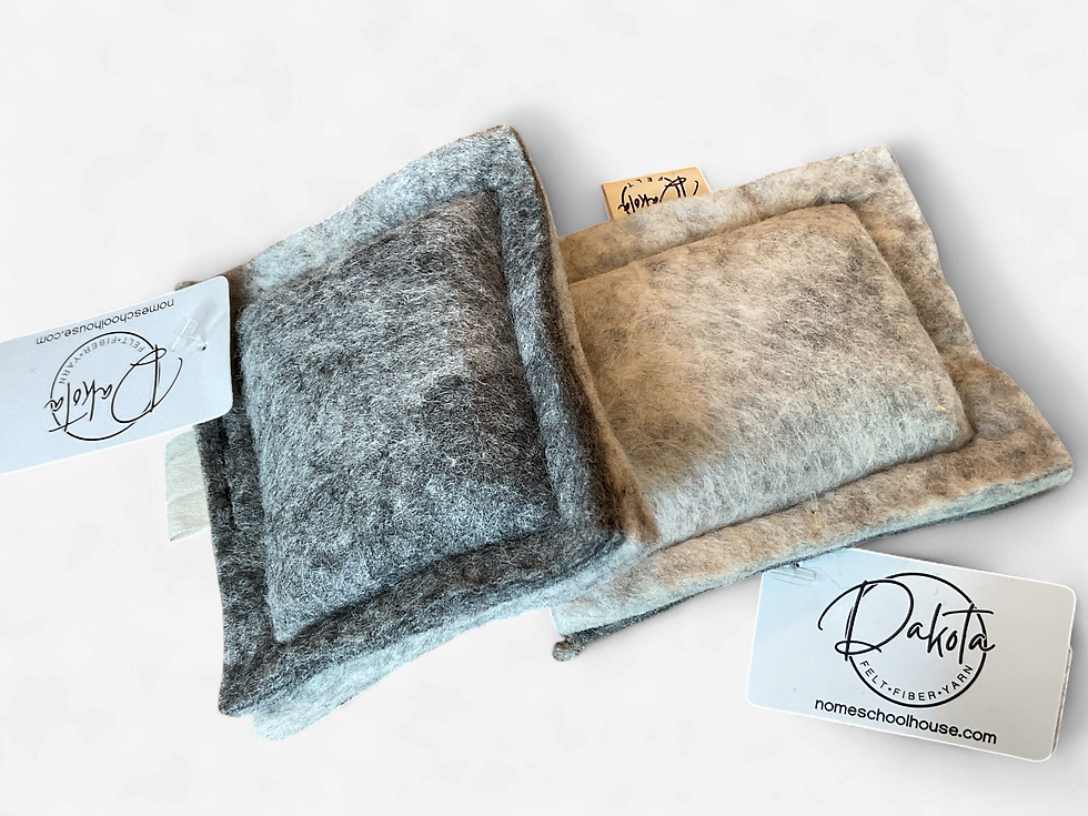 Thumbnail: Nome Schoolhouse Eco-Friendly Wool Felting Cushion