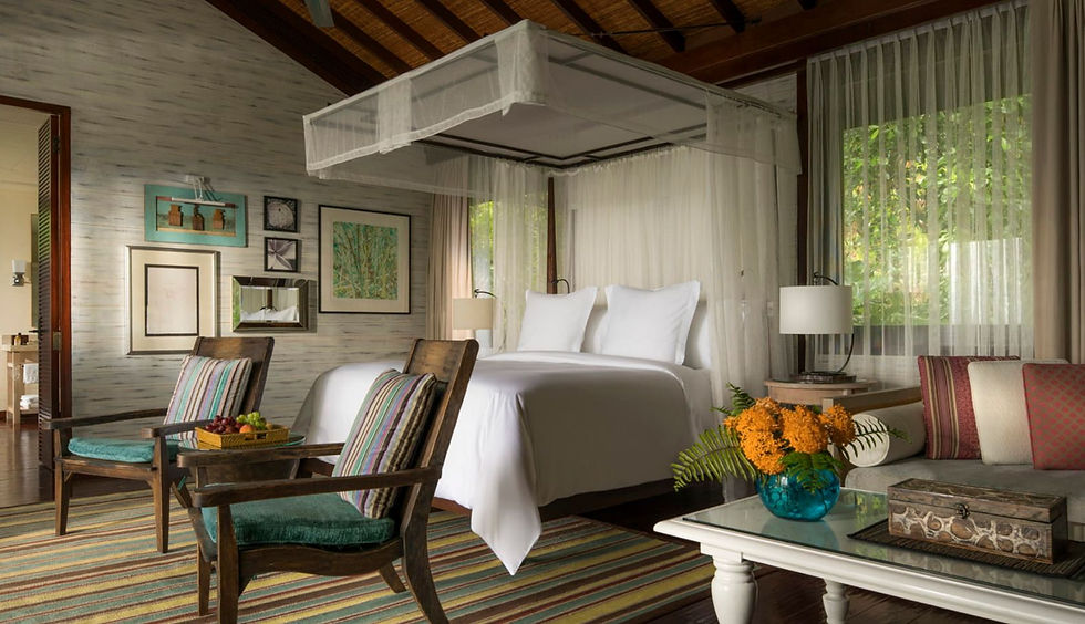 Four Seasons Resort Seychelles Garden Villa; Bedroom