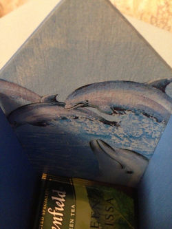 Чайный домик на 2 секции дельфины