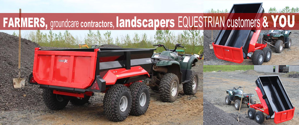 Dump Trailer ATV/UTV Compact Tractor