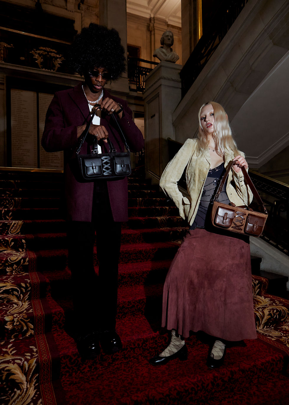 Thumbnail: East-West Black Leila Bag