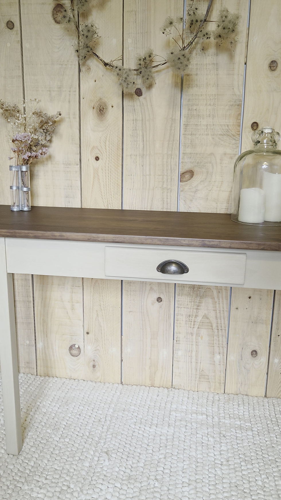 Miniature : Console en pin massif