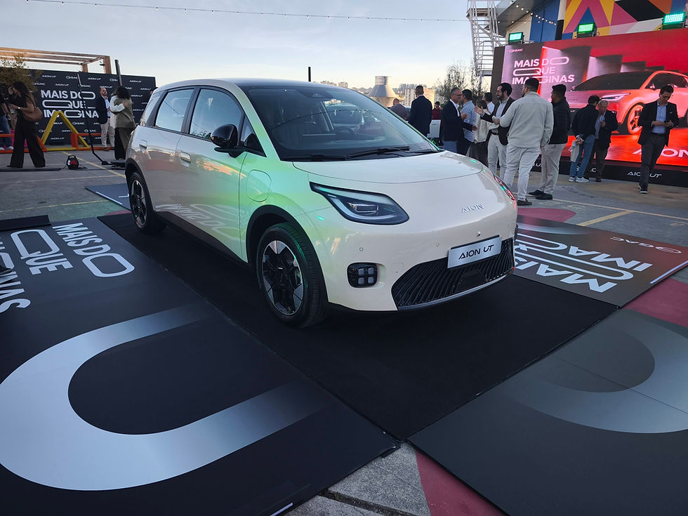 GAC lança AION UT em Portugal com autonomia até 622 km em cidade e preços desde 28.190 euros