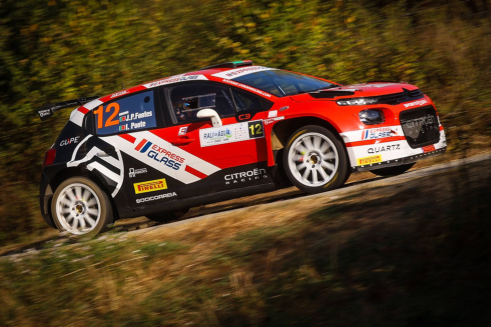 José Pedro Fontes e Inês Ponte a 2,3 segundos do pódio no Rali da Água