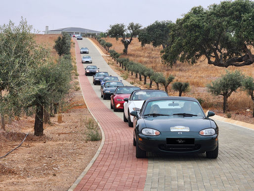 Club Mazda MX-5 realizou passeio pelas Vinhas Alentejanas