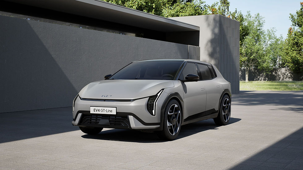 Kia revela design exterior do EV4, modelo que chega a Portugal no terceiro trimestre