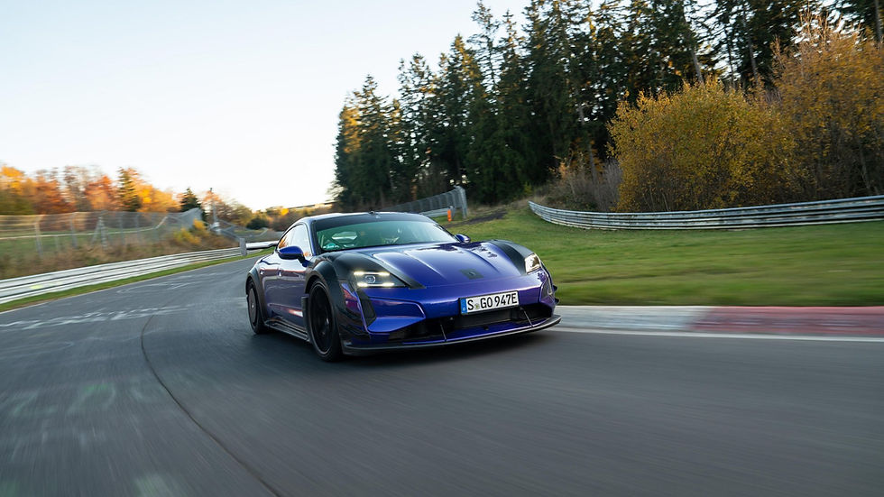 Porsche Taycan Turbo GT bate novo recorde em Nürburgring e leva os elétricos de produção a um novo nível