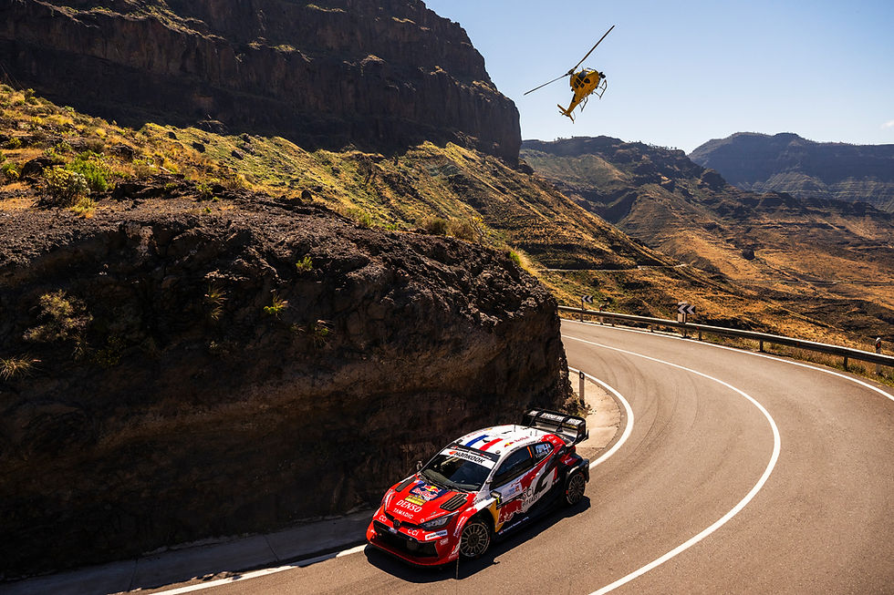 Ogier domina arranque do Rali das Canárias e Toyota domina com as cinco primeiras posições