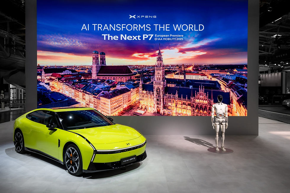 XPeng apresenta no IAA Mobility 2025 a sua visão para o futuro da mobilidade com IA