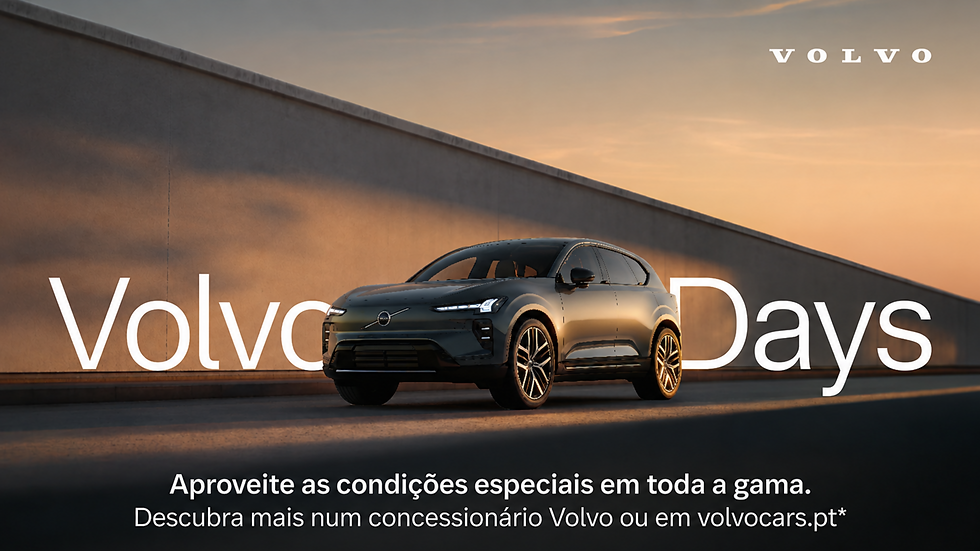 Volvo Days regressam em outubro com wallbox nos elétricos e EX30 desde 27.900 euros mais IVA