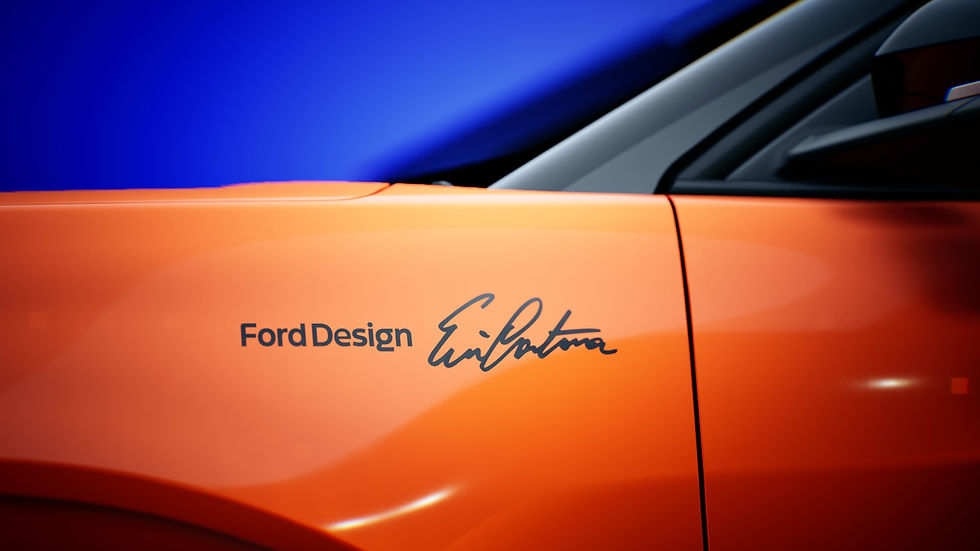 Eric Cantona, o rosto da campanha de lançamento do Ford Capri