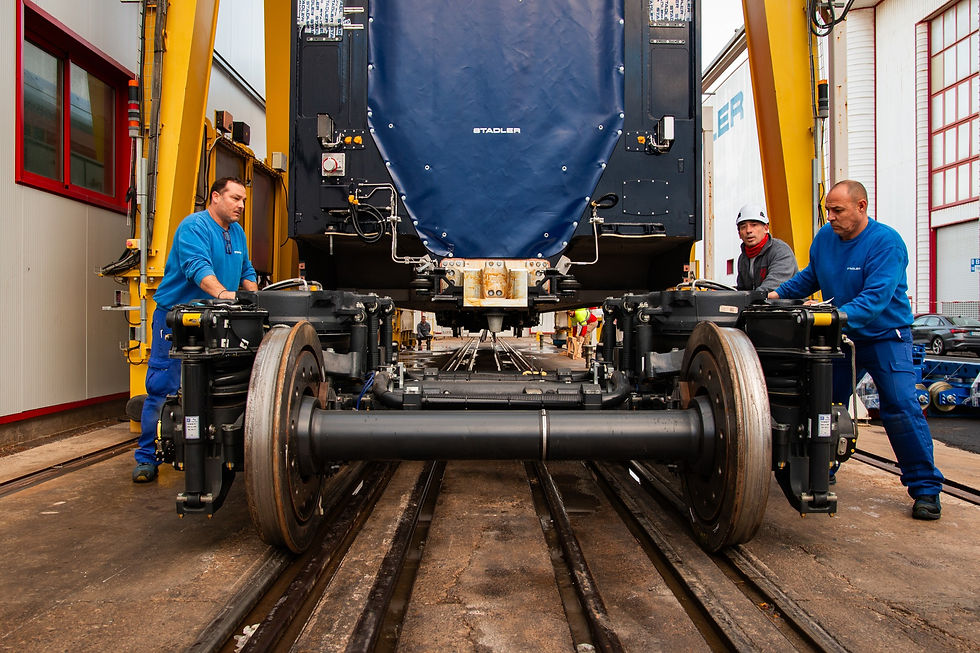 Primeiro dos novos comboios Stadler já está em Portugal e inicia fase de ensaios técnicos
