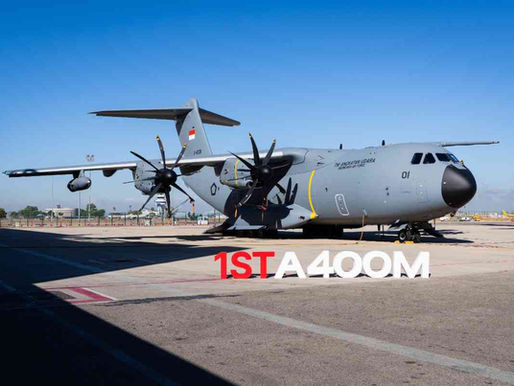 Indonésia recebe o seu primeiro Airbus A400M e reforça capacidade estratégica das Forças Aéreas