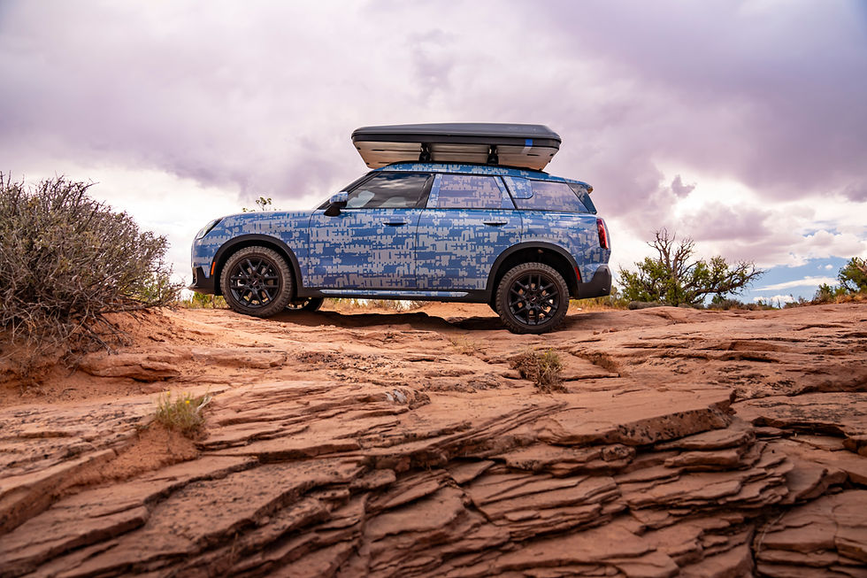 Mini testa nova versão Countryman de vocação todo-o-terreno nas montanhas antes da estreia mundial