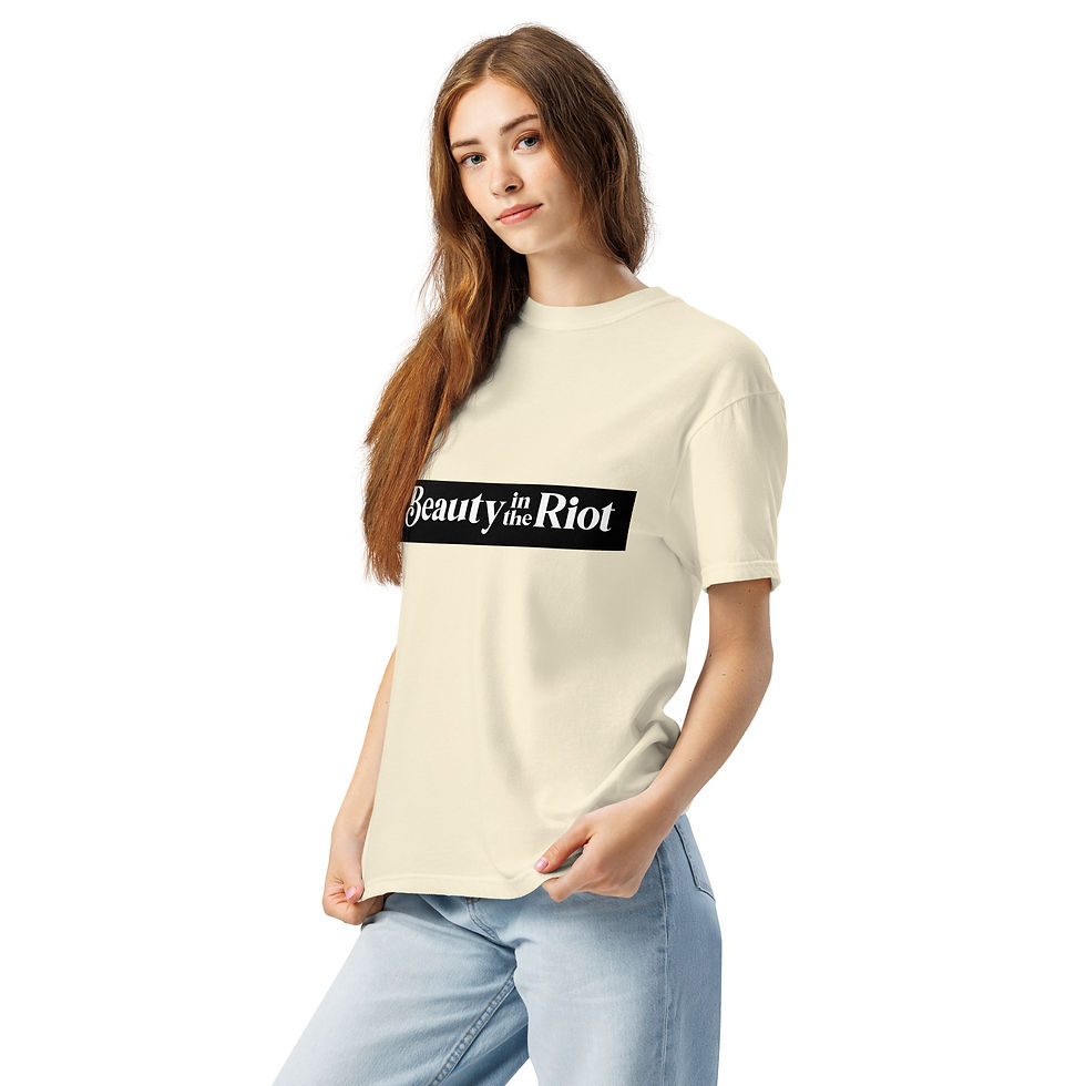 Thumbnail: Beauty in the Riot Heavyweight  RelaxedT-Shirt