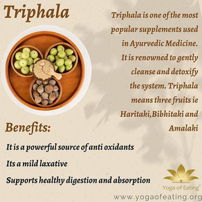 Triphala | Yoga of Eating