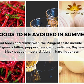 Foods To Be Avoided During Summer | Yoga of Eating