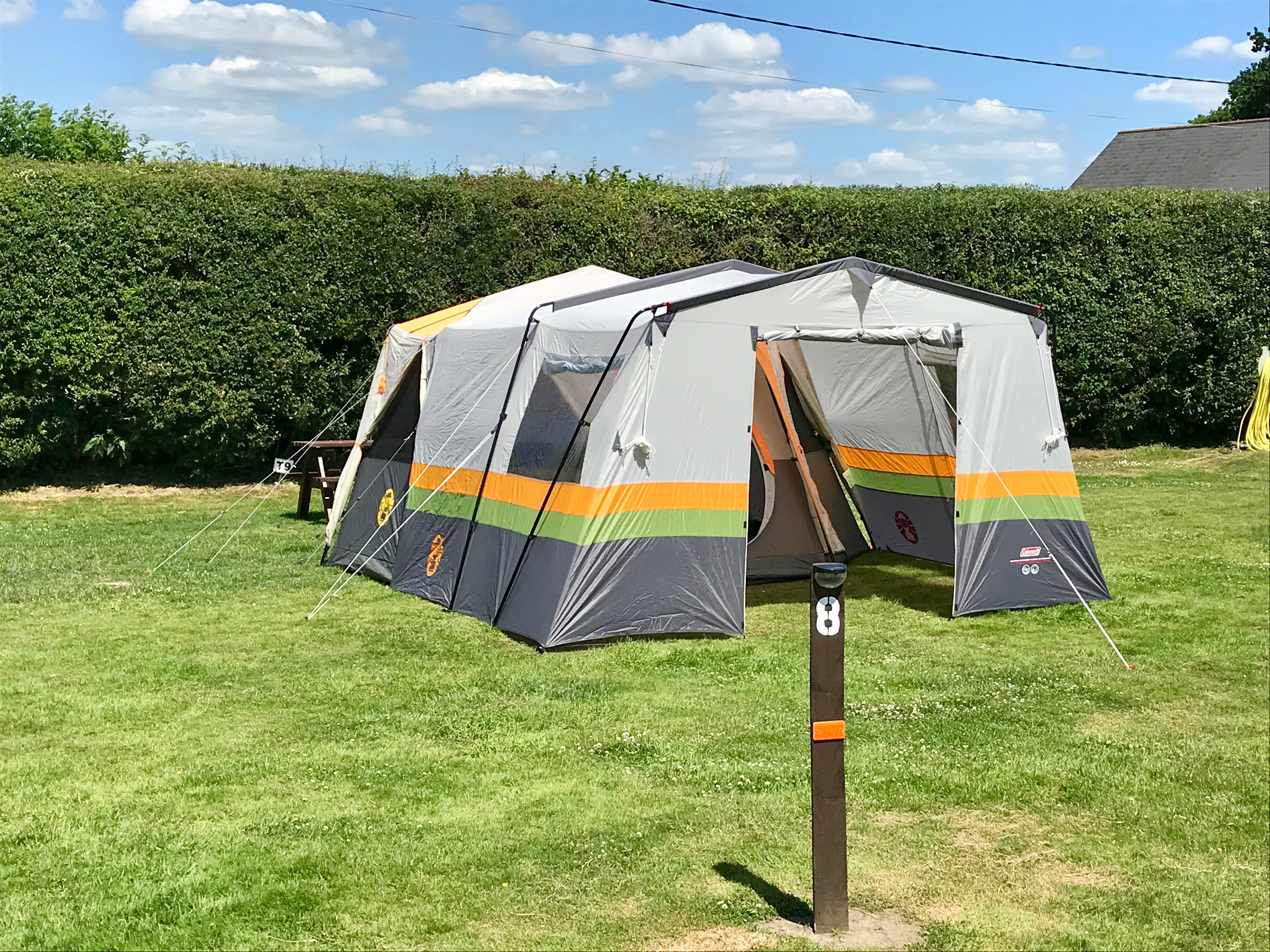 Pre Erected Tents paultonscampsite