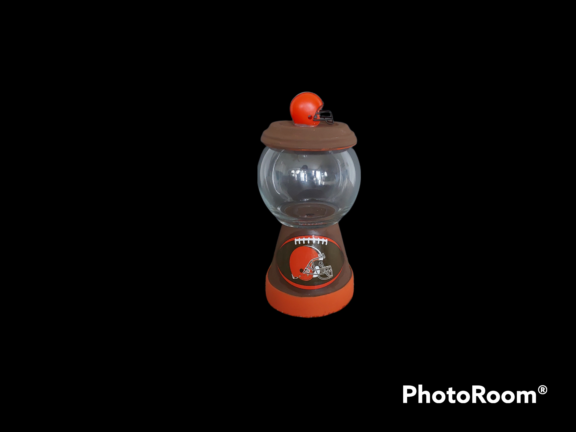 Browns Bowlbirthday Gift/Candy Bowl/Gumball Dish/Sports Team Dish/Game Room Deco