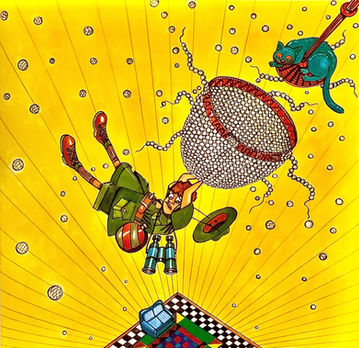 Ilustração de livro