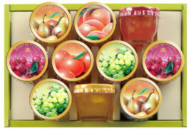 リアルイラストを使ったフルーツギフト