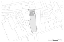 Maison SH – Plan de situation, implantation sur terrain pentu, Bouxières-aux-Chênes
