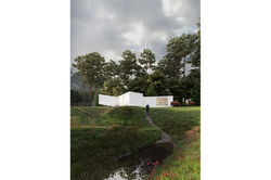 Maison Diapason – Perspective extérieure dans le paysage alpin, Méribel