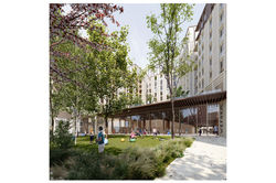 Parvis d'accès
