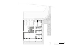 Maison SH – Plan de rez-de-chaussée, plan carré 14x14, Bouxières-aux-Chênes