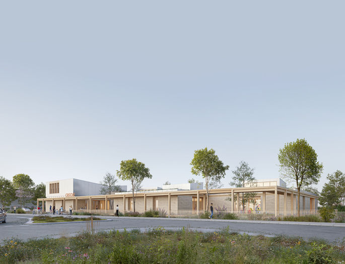 crèche, architecture, images, étampes