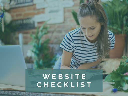 Checklist for an effective website