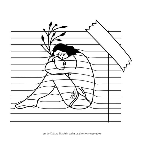 ilustração editorial - livro de poesia